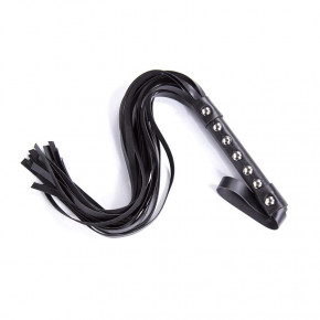 DS Fetish | Флоггер с шипами черный DS Fetish Studded flogger black. Ціна: 295 грн