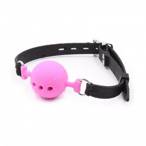 DS Fetish | Кляп DS Fetish Mouth silicone gag L black/pink. Ціна: 795 грн