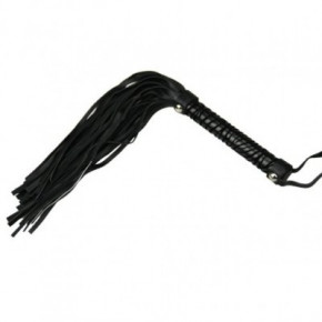 DS Fetish | Флоггер DS Fetish Leopard flogger M black. Цена: 300 грн