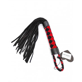 DS Fetish | Флоггер DS Fetish Leather flogger M red/black. Цена: 930 грн