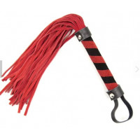 DS Fetish | Флоггер DS Fetish Leather flogger M red. Цена 759 грн