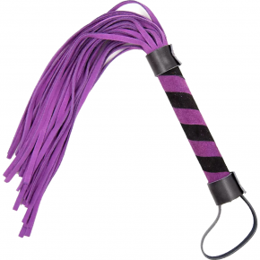 DS Fetish | Флоггер DS Fetish Leather flogger M purple. Цена: 900 грн