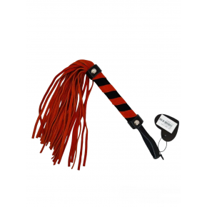 DS Fetish | Флоггер DS Fetish Leather flogger M orange. Цена: 900 грн