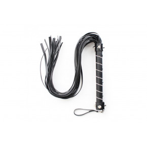 DS Fetish | Флоггер DS Fetish Bling flogger with glass diampnd black. Ціна: 900 грн