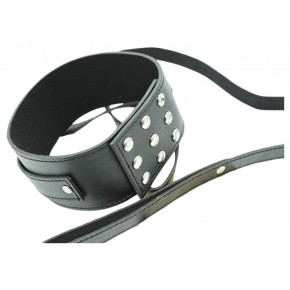 DS Fetish | Ошейник с поводком DS Fetish Collar with leash black metal. Ціна: 700 грн