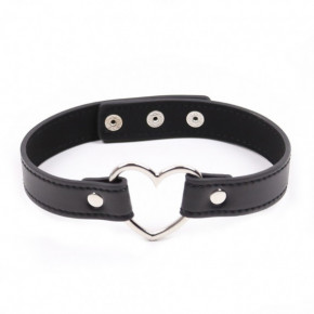 DS Fetish | Ошейник DS Fetish Collar with heart black. Ціна: 295 грн