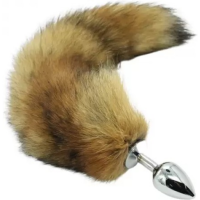 DS Fetish | Анальная пробка S лисий хвост DS Fetish Anal plug S fox tail natural fox. Цена 1 183 грн