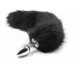DS Fetish | Анальная пробка S лисий хвост DS Fetish Anal plug S faux fur fox tail Black polyeste. Ціна: 695 грн