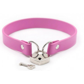 DS Fetish | Ошейник DS Fetish Locking collar rose. Цена: 350 грн