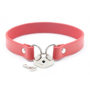 DS Fetish | Ошейник DS Fetish DS Fetish Locking collar red. Цена: 350 грн