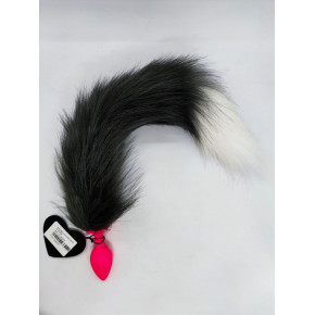 DS Fetish | Анальна пробка з хвостом лисиці Anal Plug Pink size S. Ціна: 850 грн