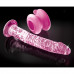 Dream toys | Фаллоимитатор стеклянный с присоской Pipedream Icicles Pink (17 см). Цена 2 950 грн. Фото: 4