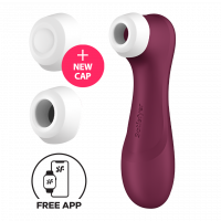 Satisfyer | Вакуумный стимулятор Pro 2 Generation 3 Wine Red Connect App. Цена 2 471 грн