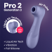 Satisfyer | Вакуумний кліторальний стимулятор Satisfyer Pro 2 Generation 3 with Liquid Air Lilac. Ціна 2199 грн. Фото: 6