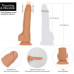 ADDICTION | Вібратор реалістичний Naked Addiction 9" Thrusting Dildo with Remote Caramel. Ціна 8500 грн. Фото: 5