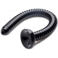 XR Brands | Анальний плаг Ribbed Anal Snake. Ціна 3595 грн