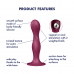 Satisfyer | Ділдо Satisfyer Double Ball-R Red. Ціна 1095 грн. Фото: 6