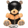 Плюшевый мишка Master Series Hooded Teddy BDSM — эротический сувенир с характером