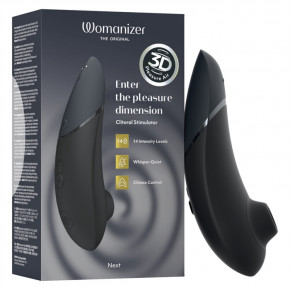 Womanizer | Вакуумний стимулятор Next Black. Ціна: 6501 грн