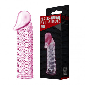 Baile | Насадка на член - Silikon Sleeve, Pink. Ціна: 170 грн