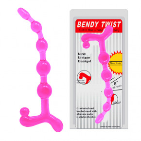 Baile | Анальный стимулятор Anal Beads Pink 23/201mm. Ціна: 244 грн