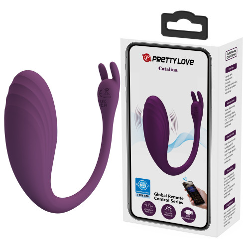 Baile | Pretty Love Catalina App Controlled Rechargeable Love Egg Purple. Цена 3 060 грн Baile | Pretty Love Catalina App Controlled Rechargeable Love Egg Purple. Цена 3 060 грн