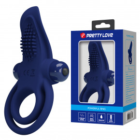 Baile | Pretty Love Powerful Ring Vibro Stimulator Blue. Ціна: 979 грн