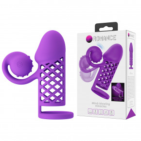 Romance Penis Sleeve Extension Vibro Purple