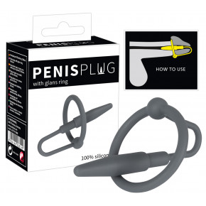 Orion | Ерекційне кільце - Penis Plug with Glans Ring. Ціна: 892 грн