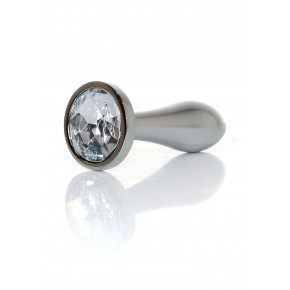 BOYS of TOYS | Анальна пробка - Jewellery Silver Plug Clear S. Цена: 520 грн