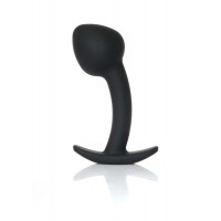 BOYS of TOYS | Анальна пробка - Silicone Black Curved Plug L. Ціна 459 грн