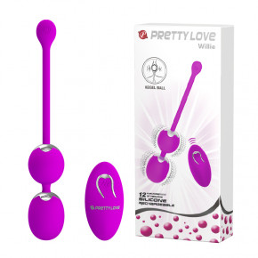 Baile | Вагінальні віброкульки - Pretty Love Willie Vibrating Kegel Balls Purple. Ціна: 1965 грн
