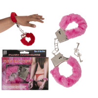 OOTB | Наручники Plush Handcuffs With Keys Pink. Цена 290 грн