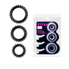 Baile | Ерекційні кільця - Titan Cock Ring Set Pink. Ціна: 171 грн