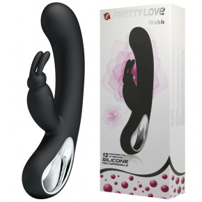 Baile | Вібратор - Pretty Love Webb Vibrator Black. Ціна: 2078 грн