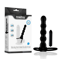 Lovetoy | Насадка для подвійного проникнення - Anal Indulgence Collection Vibrating Rock Balled Double Prober. Цена 670 грн