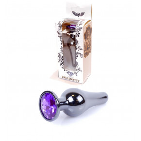 BOYS of TOYS | Анальна пробка - Jewellery Dark Silver BUTT PLUG- Purple. Цена: 585 грн
