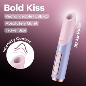 Satisfyer | Кліторальний стимулятор - Bold Kiss. Цена: 1 127 грн