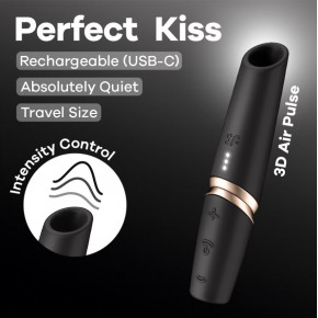 Satisfyer | Кліторальний стимулятор - Perfect Kiss. Цена: 1 127 грн