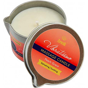 Amor | Масажна свічка - Vibratissimo Peach Grace, 100 мл. Ціна: 806 грн