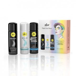 Pjur | Набір лубрикантів - Pjur Pride Box (Original, Woman Nude, Back Door Moisturising), 3х30 мл. Ціна: 961 грн