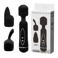 Baile | Вібромасажер Power Wand Massage Kit Black. Ціна 1069 грн Baile | Вібромасажер Power Wand Massage Kit Black. Ціна 1069 грн