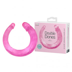 Baile | Двосторонній фалоімітатор - Double Dones Dildo Pink. Цена: 614 грн