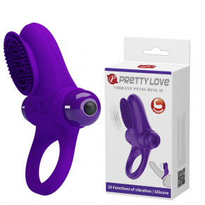 Baile | Ерекційне кільце - Pretty Love Vibrant Penis Ring II Purple. Ціна: 793 грн