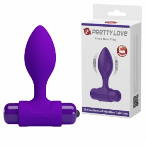 Baile | Анальна пробка - Pretty Love Vibra Butt Plug Purple. Цена: 670 грн