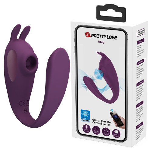 Baile | Вібростимулятор - Pretty Love Shey Stimulator Purple. Цена 2 227 грн Baile | Вібростимулятор - Pretty Love Shey Stimulator Purple. Цена 2 227 грн