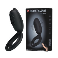 Baile | Ерекційне кільце - Pretty Love Esther Penis Ring Black. Ціна 336 грн