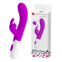 Baile | Вібратор - Pretty Love Cerberus Licking Vibrator Purple. Ціна 940 грн