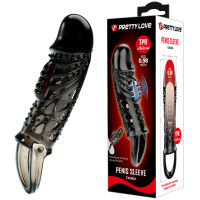 Насадка на член - Pretty Love Cecelia Vibrating Penis Sleeve Black Насадка на член - Pretty Love Cecelia Vibrating Penis Sleeve Black