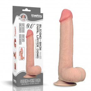 Lovetoy | Фалоімітатор - Sliding-Skin Dual Layer Dong 9
